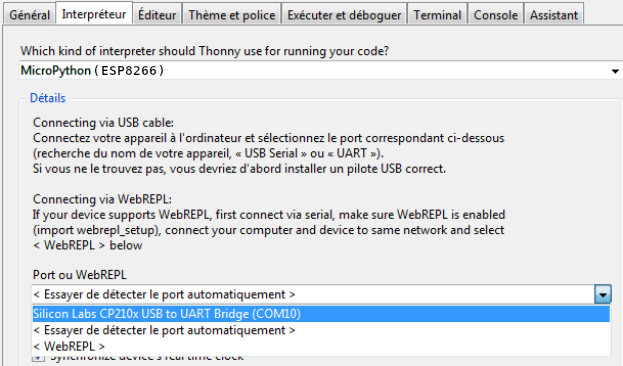 config thonny2 8266